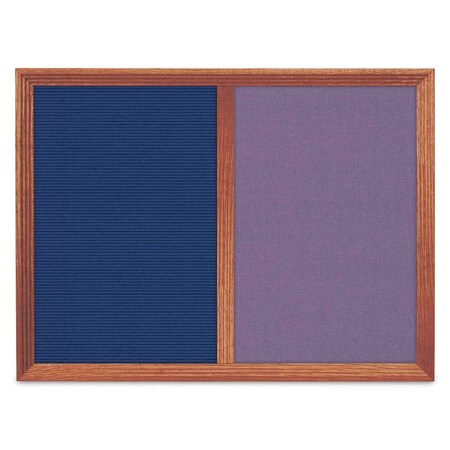 United Visual Products Enclosed Corkboard, 1 Door, 72"x36", 4" Fra, UV3418-WHITE-CLOUD UV3418-WHITE-CLOUD